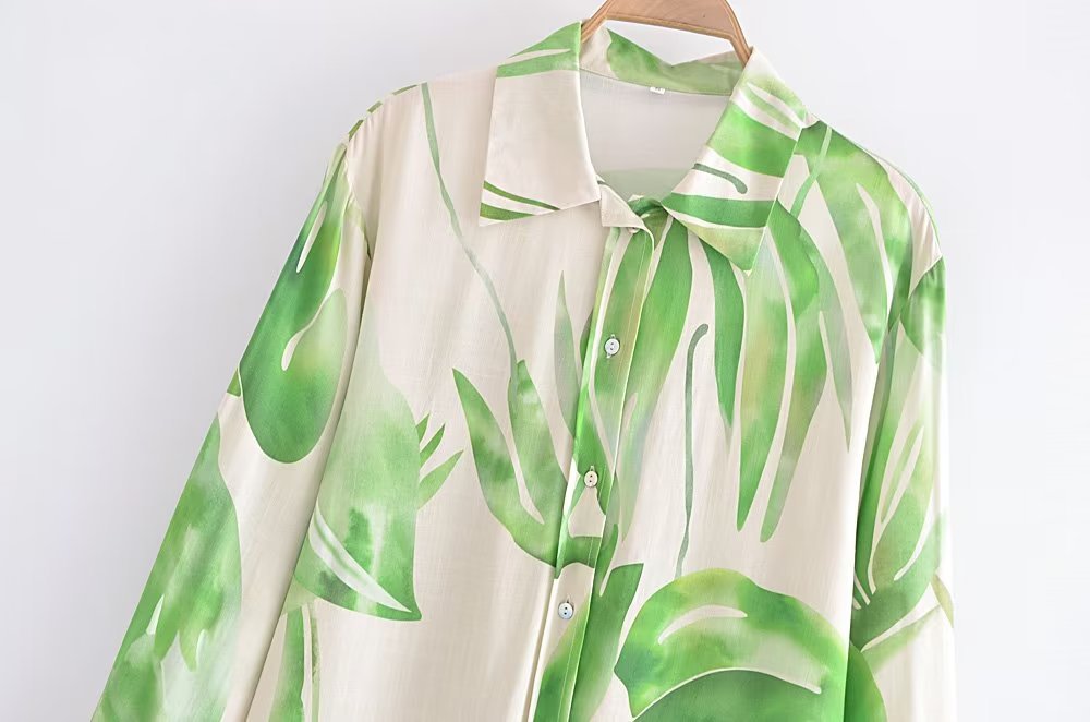 Tropical Print Women’s Shirt