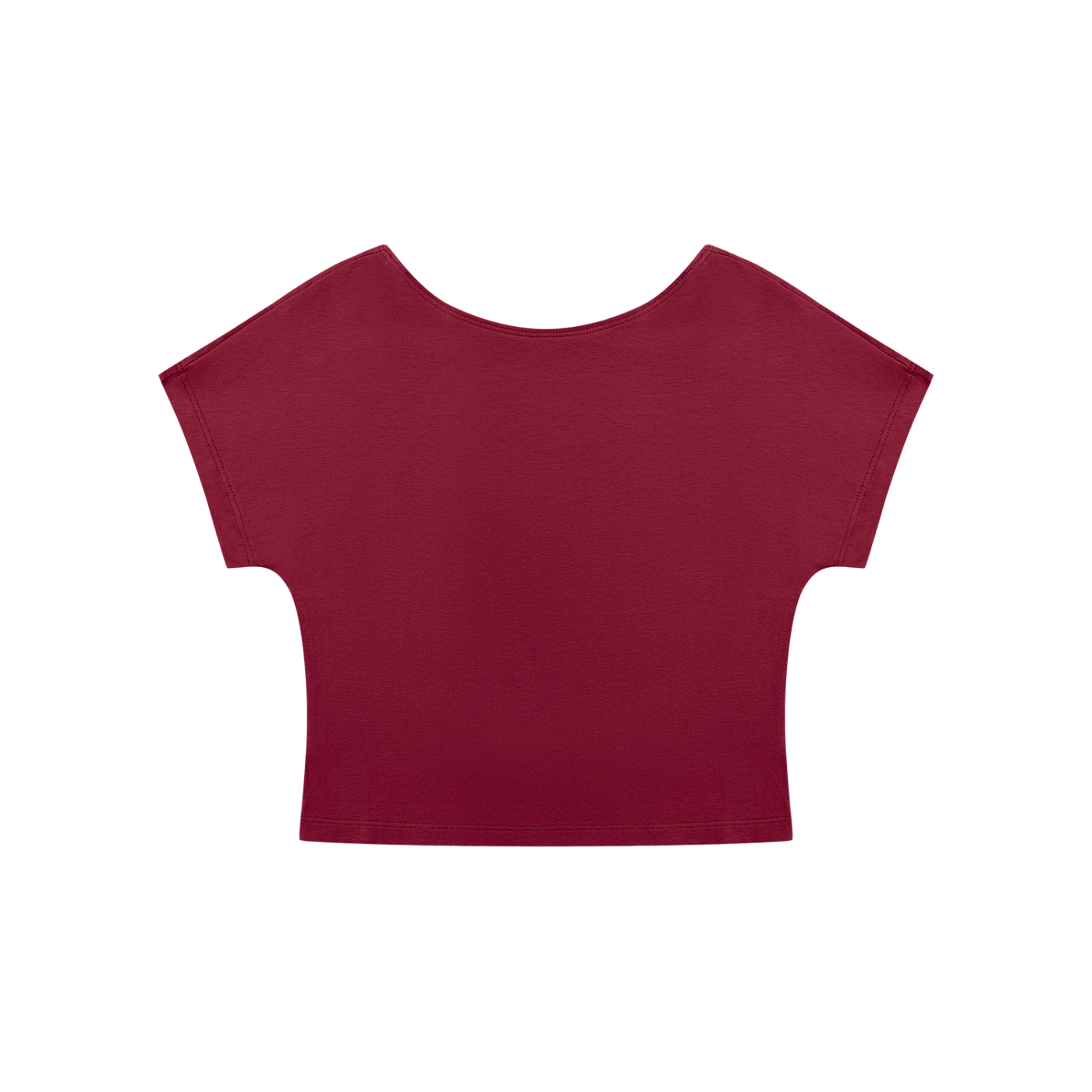 Amelie Tee | Women’s Open Back Fitted Crop Top