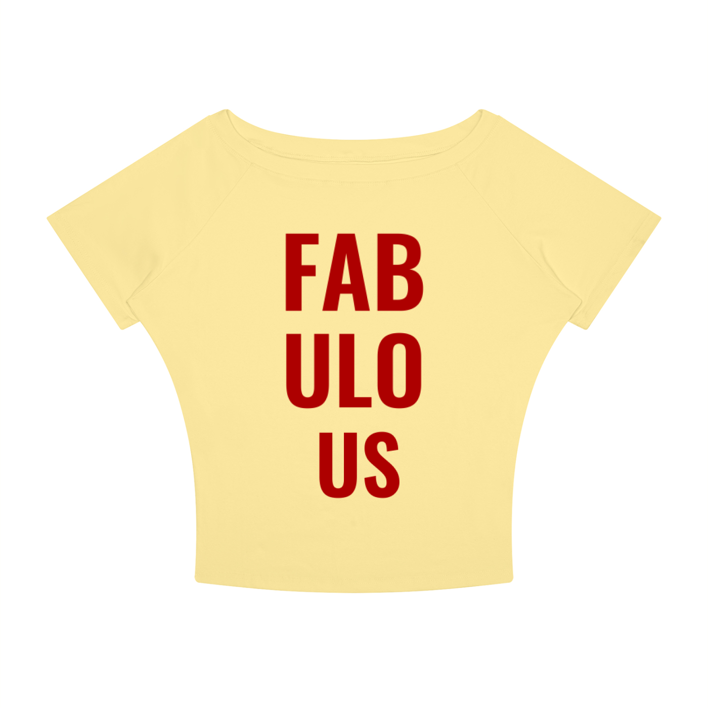 Fabulous Boatneck Tee | Women’s Relaxed Off-Shoulder Cotton T-Shirt