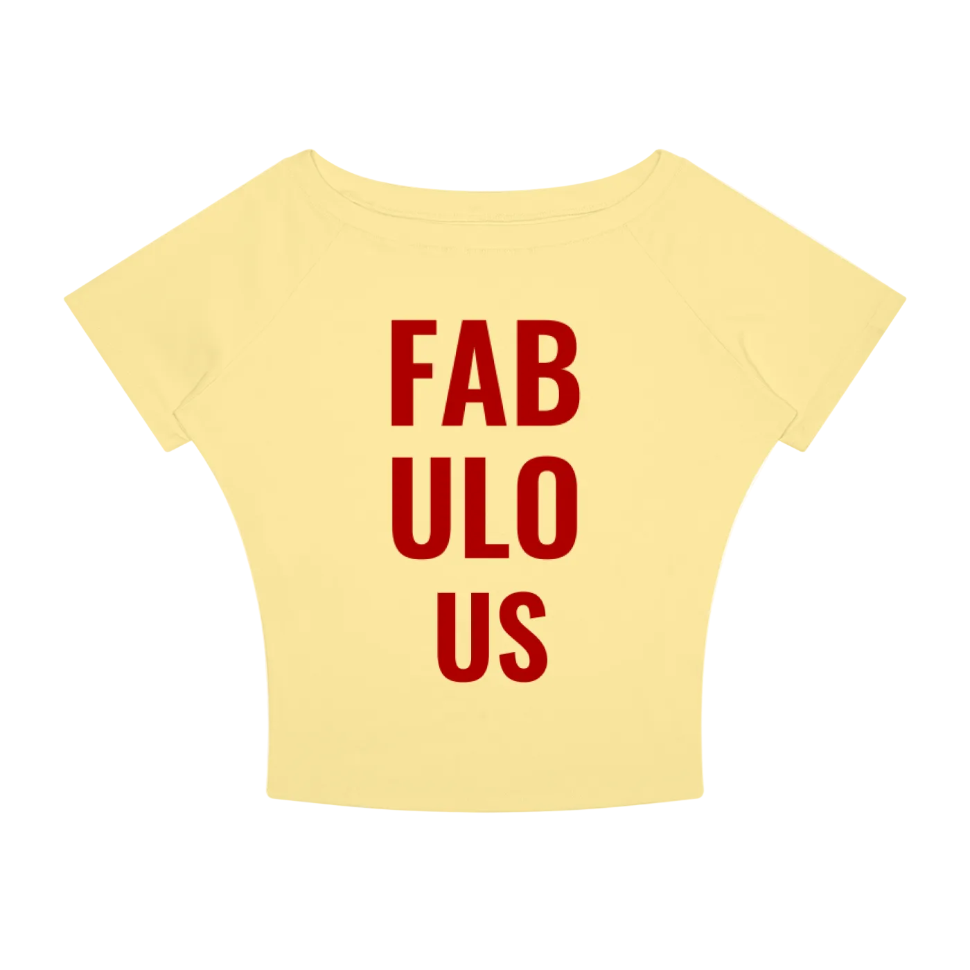 Fabulous Boatneck Tee | Women’s Relaxed Off-Shoulder Cotton T-Shirt
