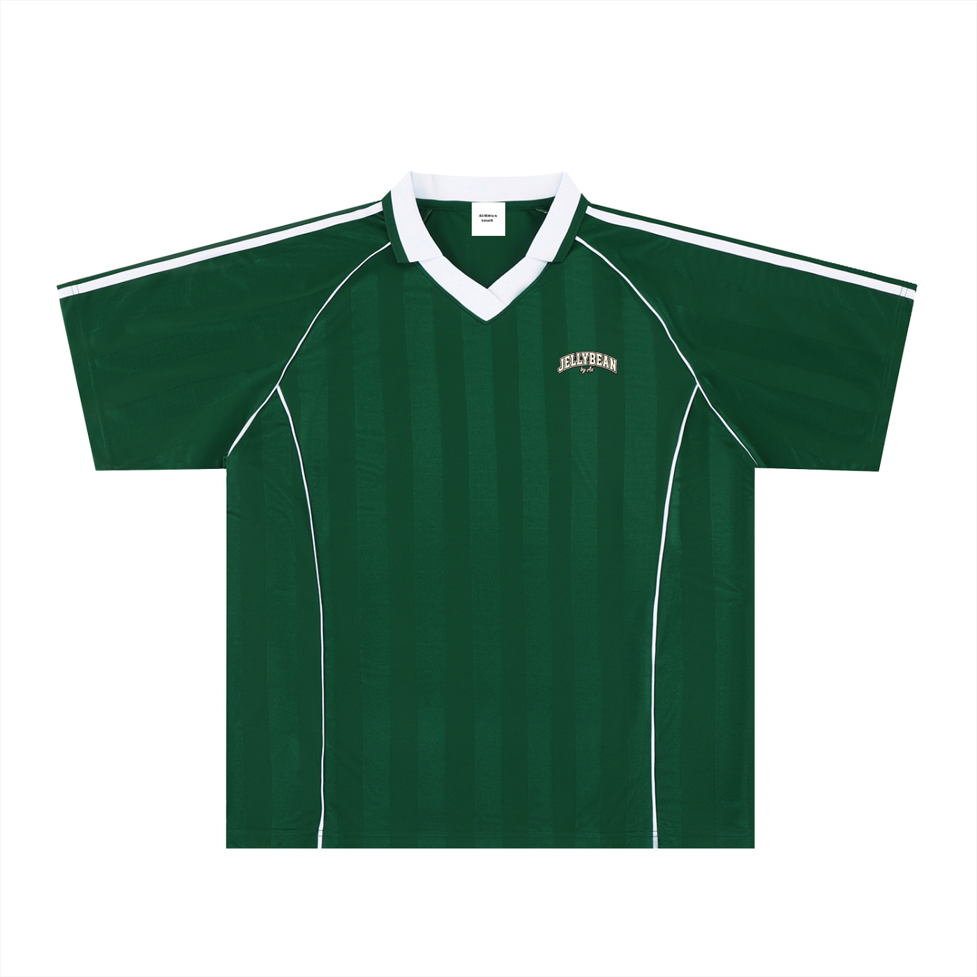 Shadow Stripe Collared Soccer Jersey | Unisex Oversized Jersey