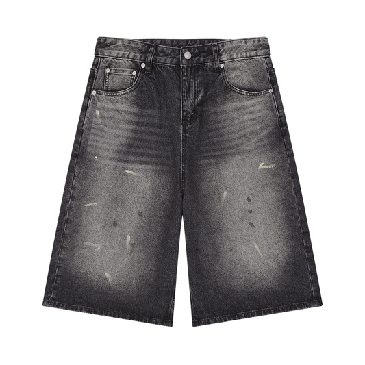 After Dark Jorts | Unisex Vintage Wash Baggy Denim Shorts