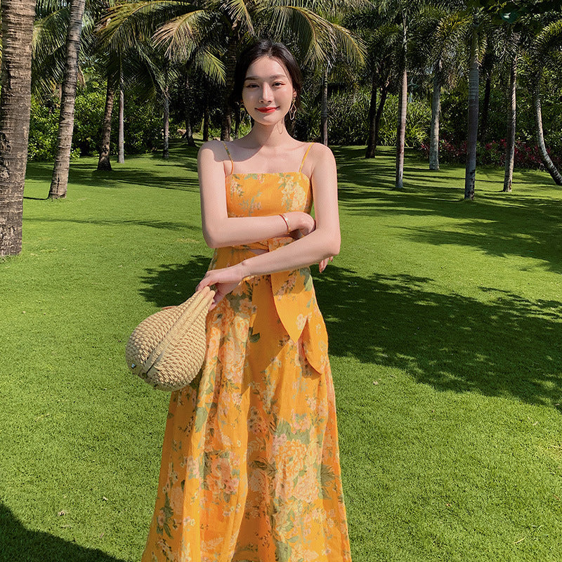 Miss summer | Yellow beach dress