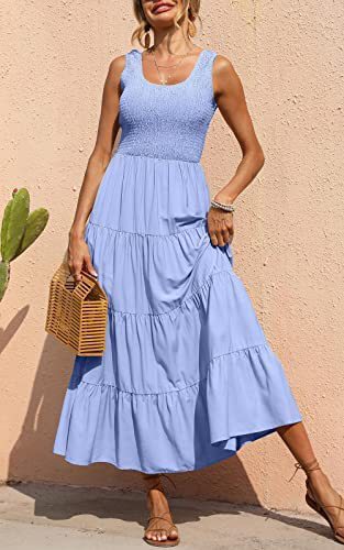 Harriet Dresses | Sleeveless Tiered Maxi Dress