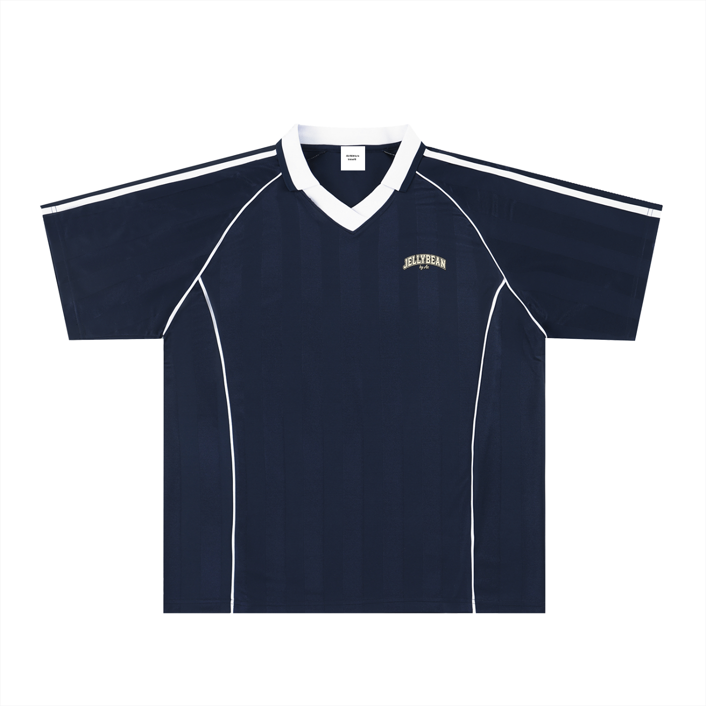Shadow Stripe Collared Soccer Jersey | Unisex Oversized Jersey