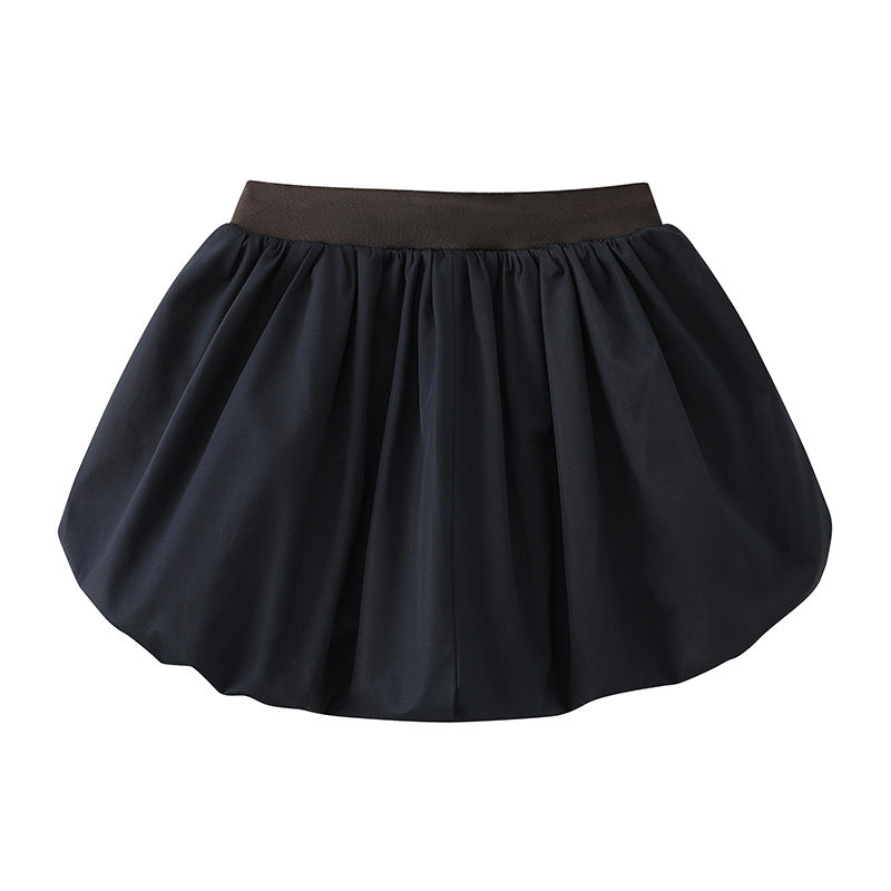 Summer New Simple Drawstring Bud Skirt Women