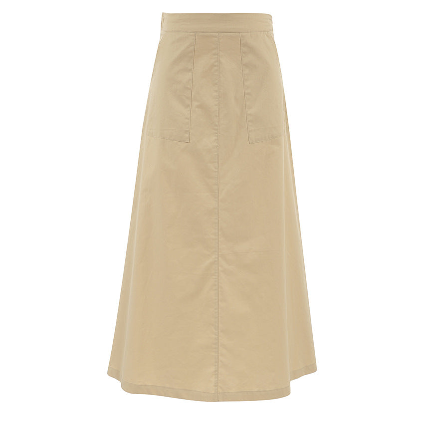 Lolita Cotton High Waist Maxi Skirt