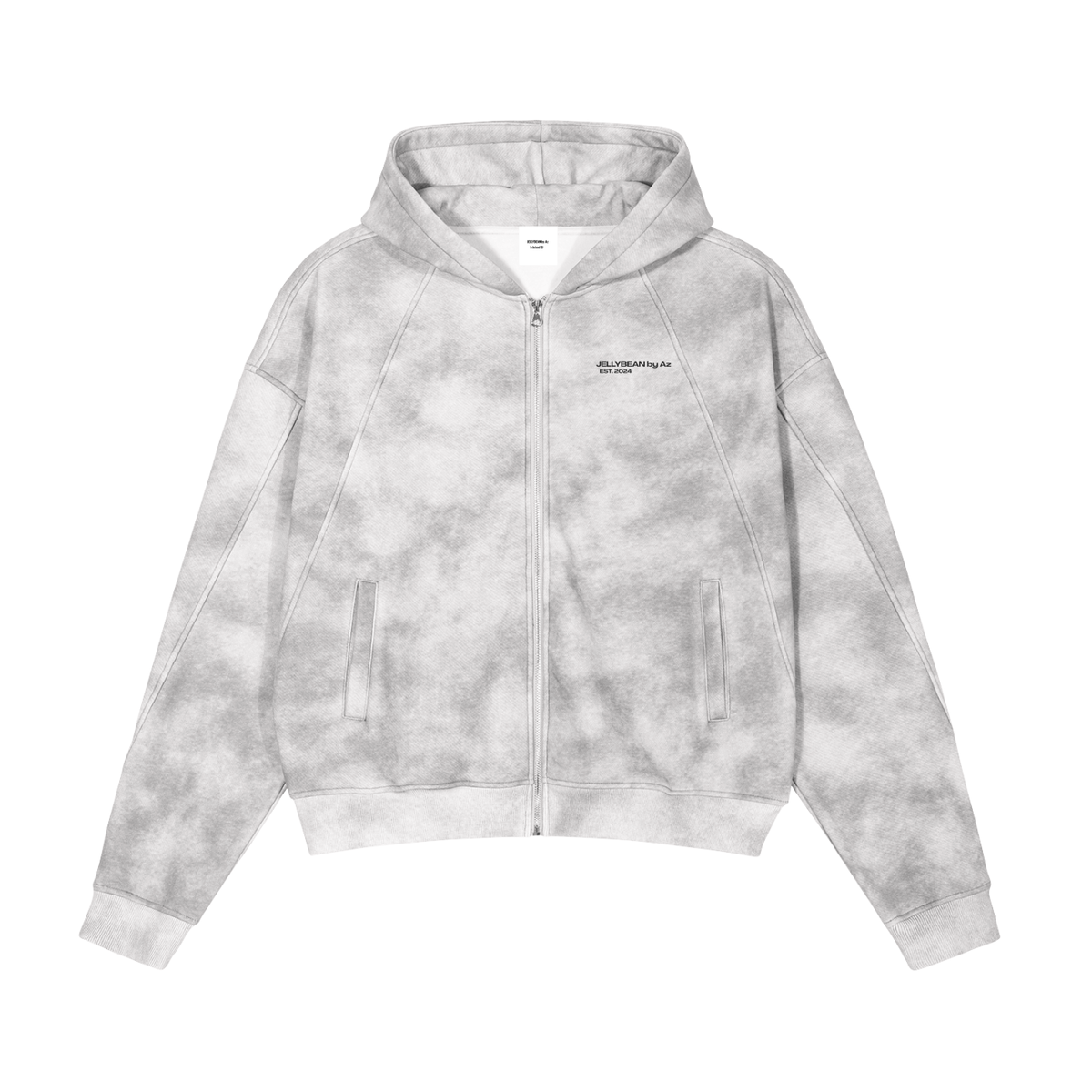 Lucky by Default | Washed Hooded Jacket
