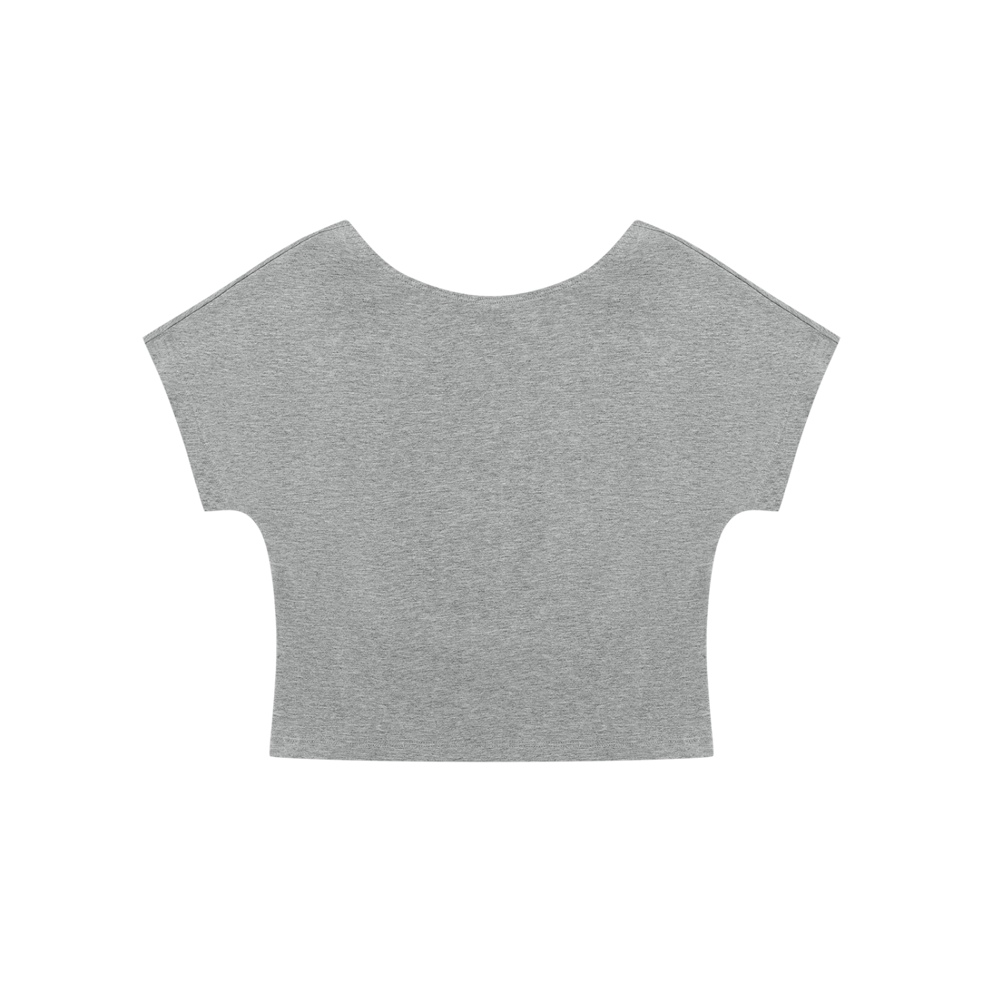 Amelie Tee | Women’s Open Back Fitted Crop Top