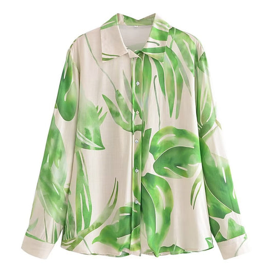 Tropical Print Women’s Shirt