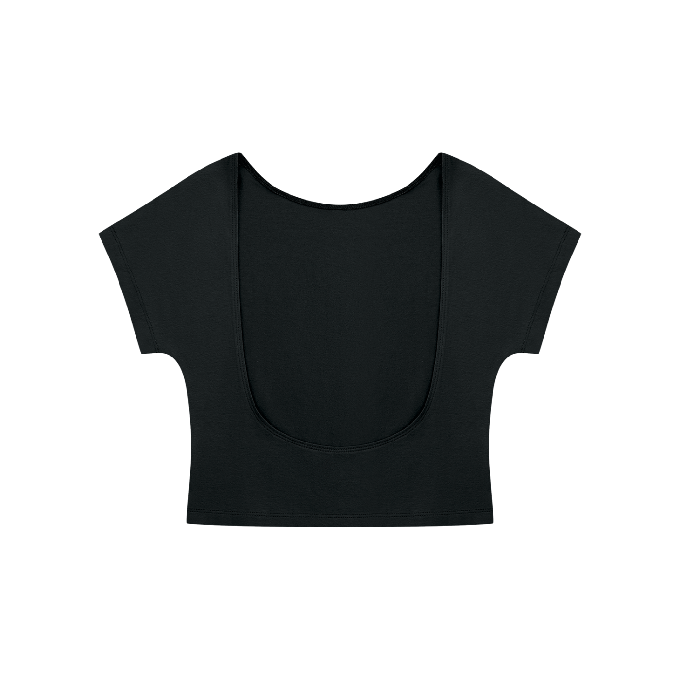 Amelie Tee | Women’s Open Back Fitted Crop Top