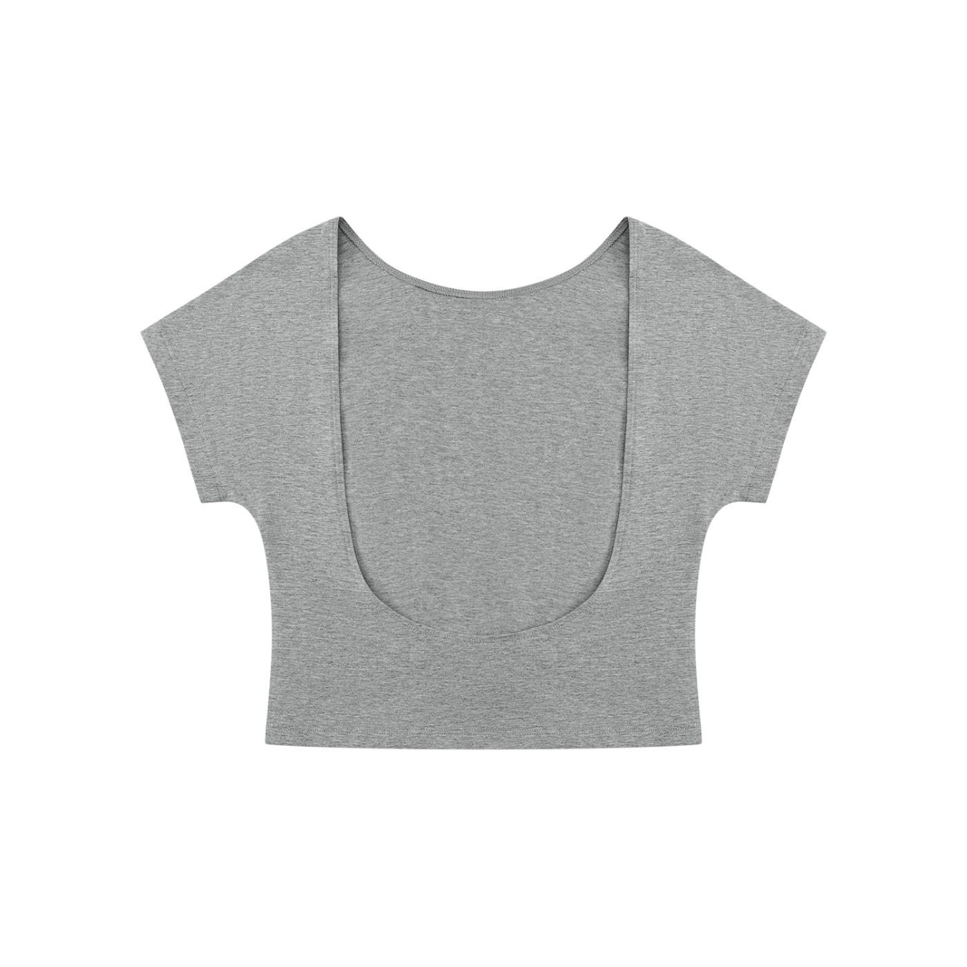 Amelie Tee | Women’s Open Back Fitted Crop Top