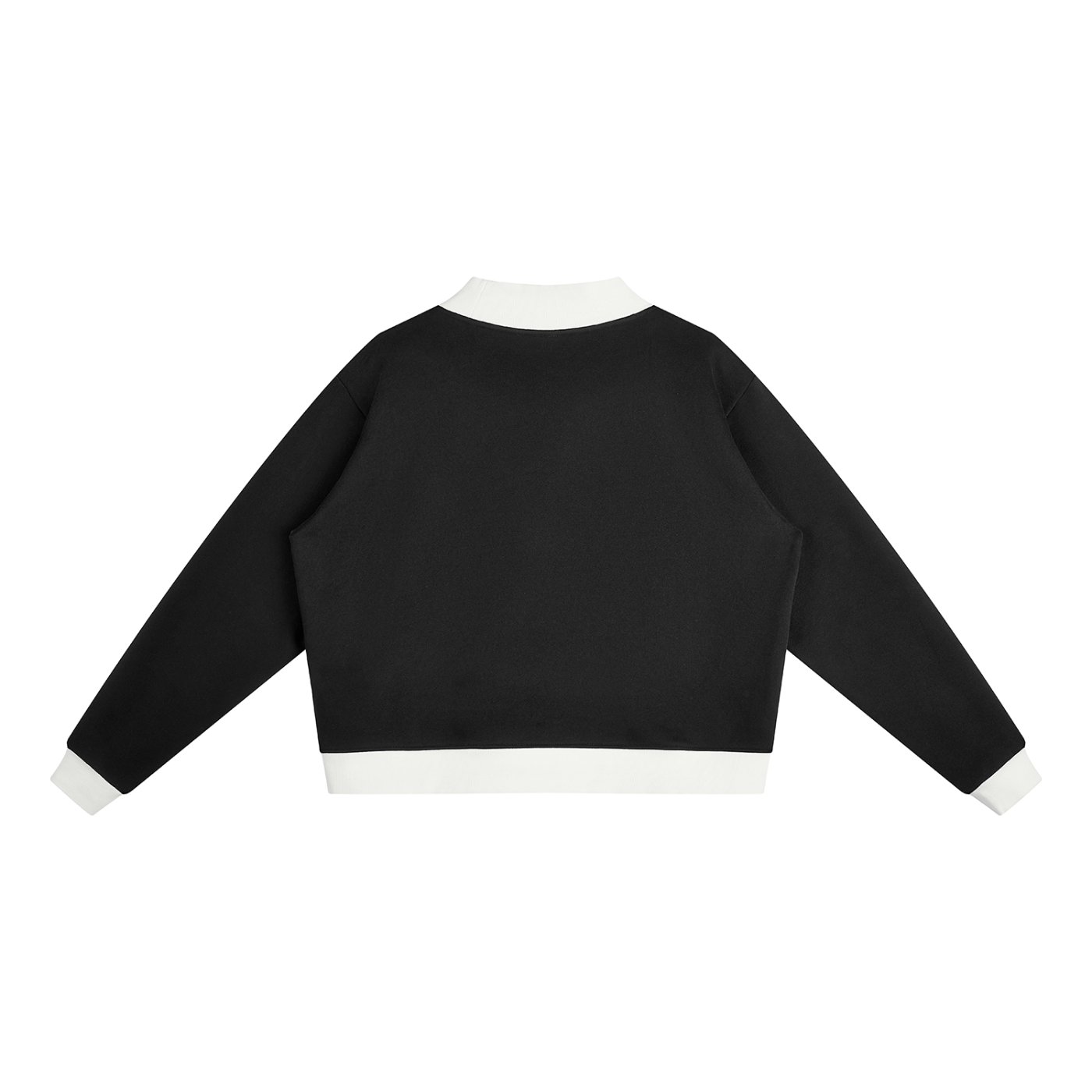 Harper Contrast Crop Sweatshirt | Premium 350 GSM