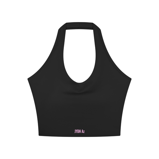 Lacey Halter Top | Women’s Lace-Up Back Sports Bra