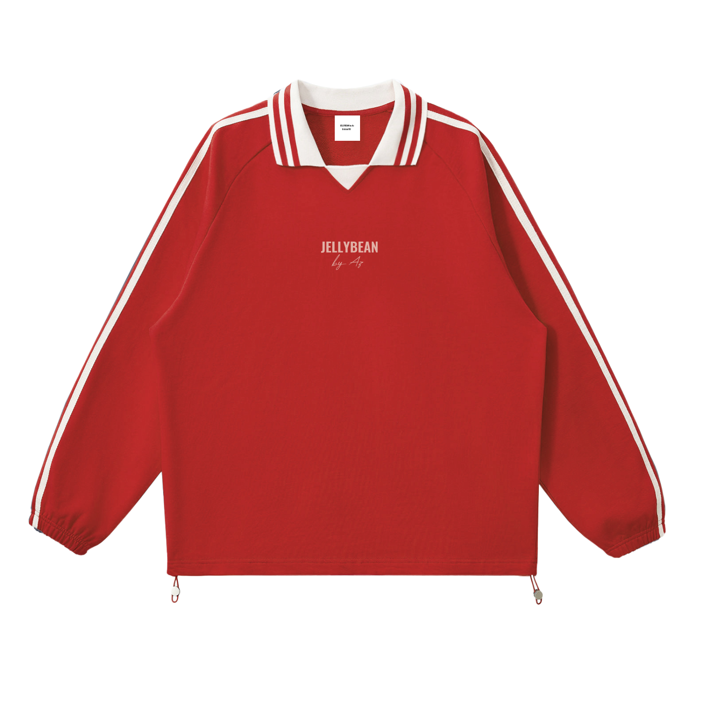 Double Take Collared Unisex Sweatshirt