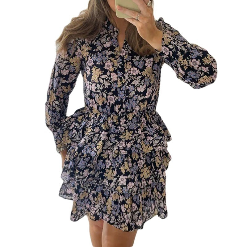 Floral dress | Long sleeve