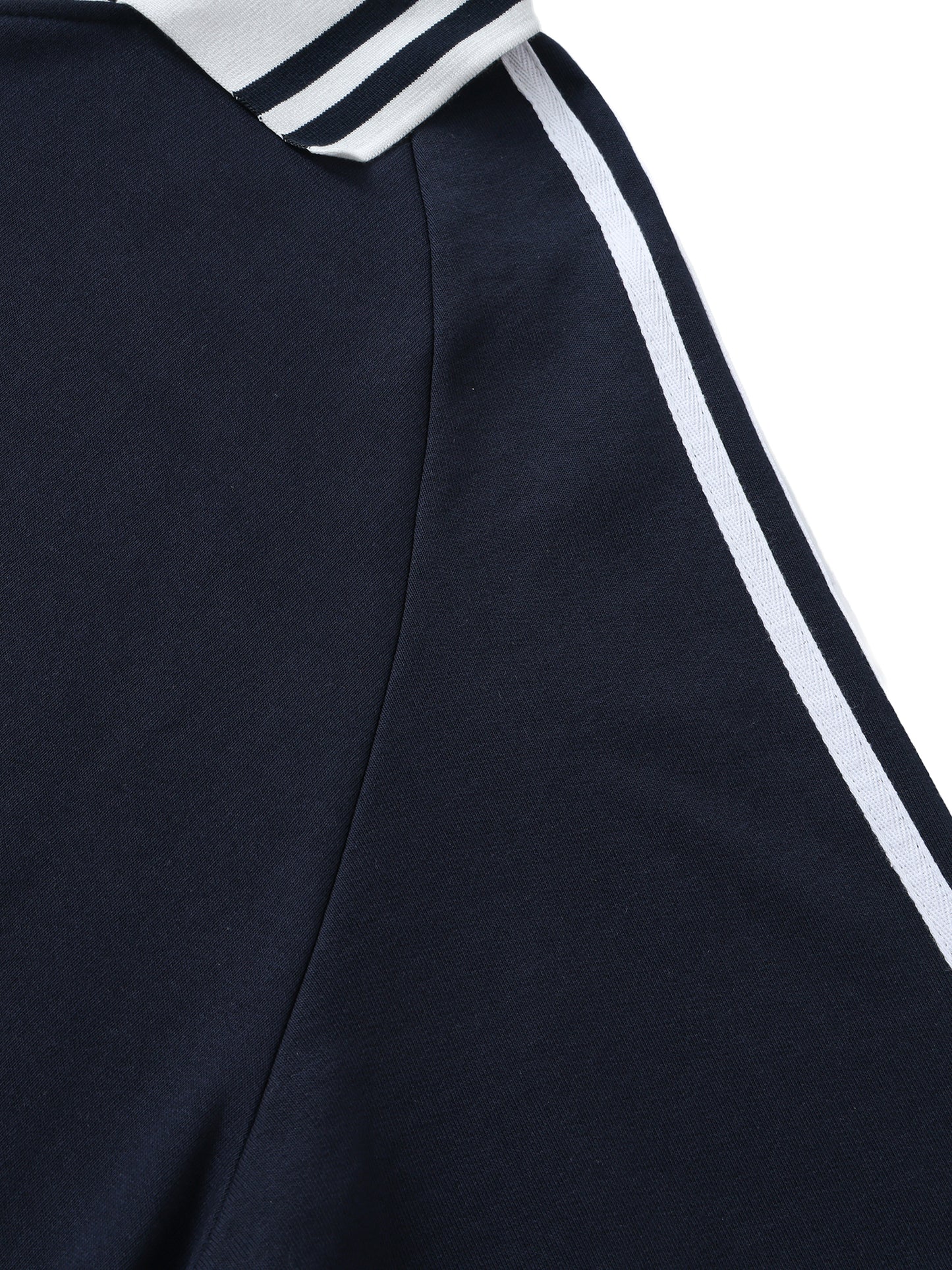 Double Take Collared Unisex Sweatshirt