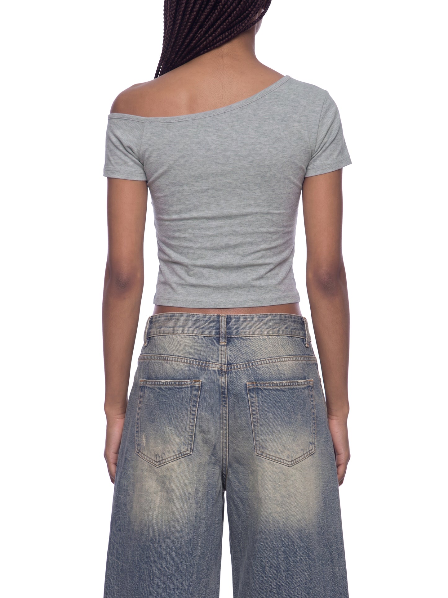 Sienna Tee | Women’s Off-Shoulder Fitted T-Shirt