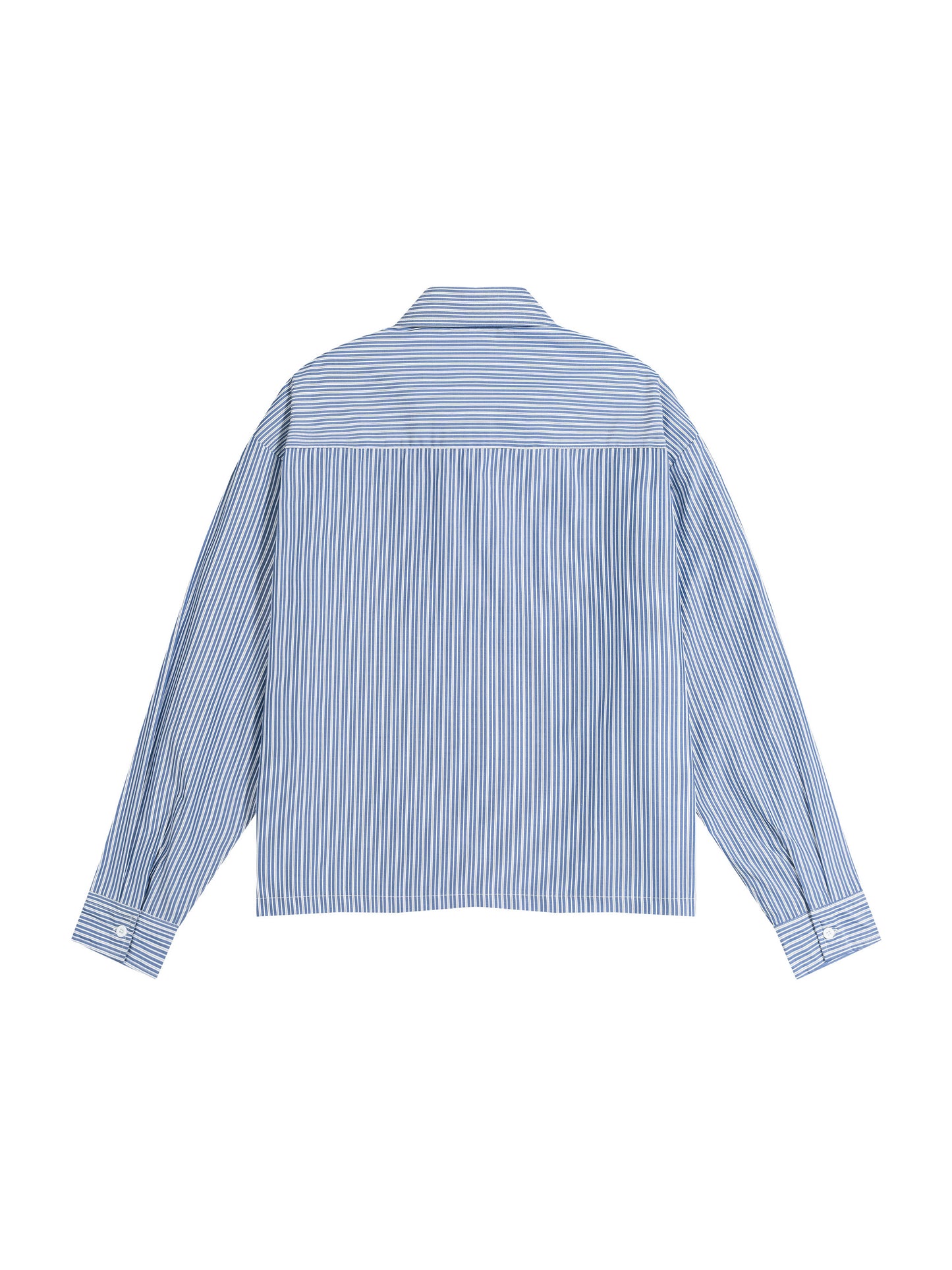 Sunday Shirt | Unisex Boxy Striped Button-Up Shirt