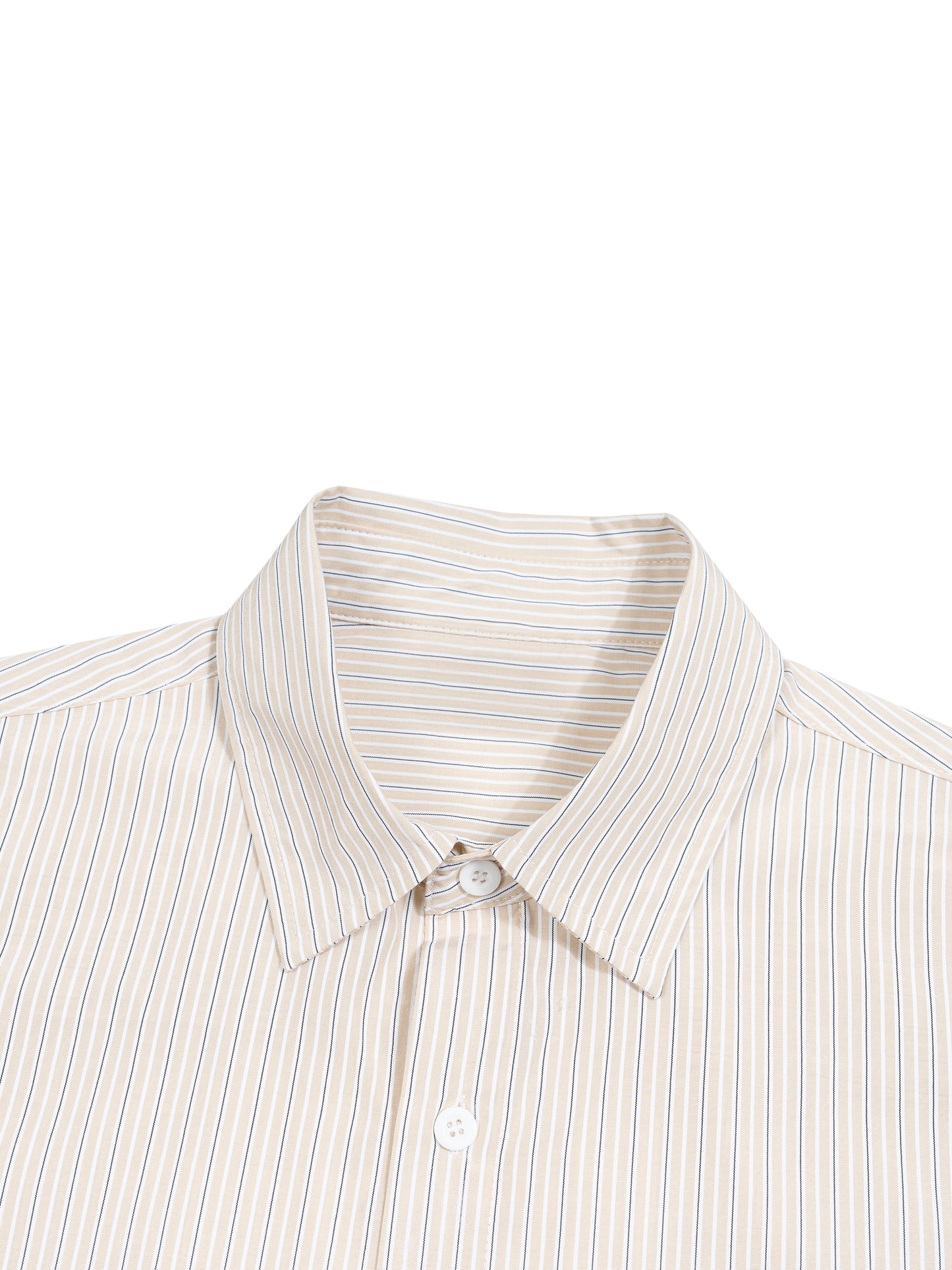 Sunday Shirt | Unisex Boxy Striped Button-Up Shirt