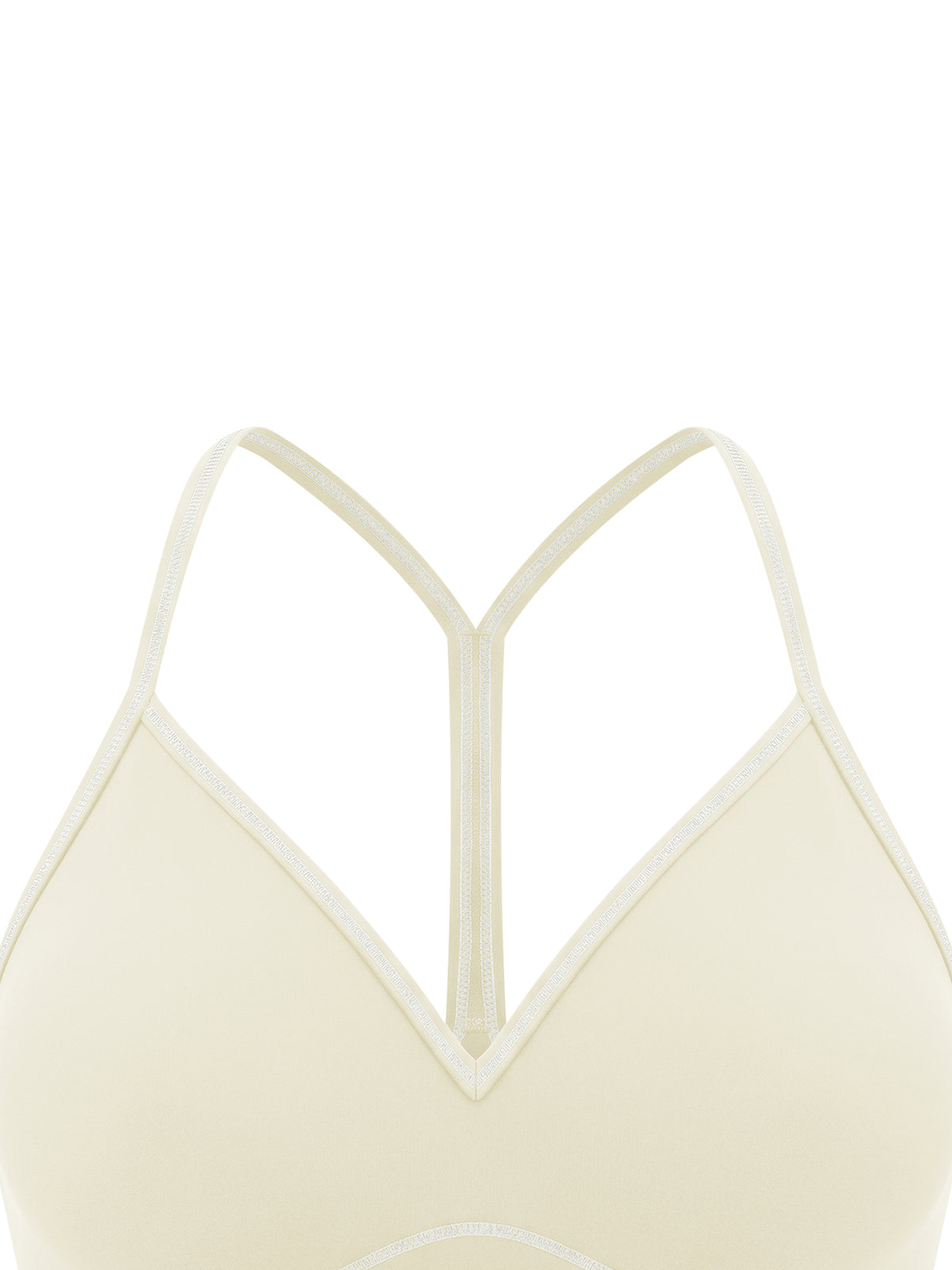 Solene Tank | Contrast V-Neck Active Tank Top