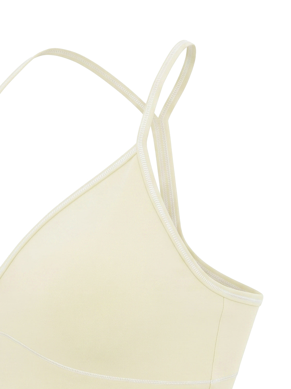 Solene Tank | Contrast V-Neck Active Tank Top