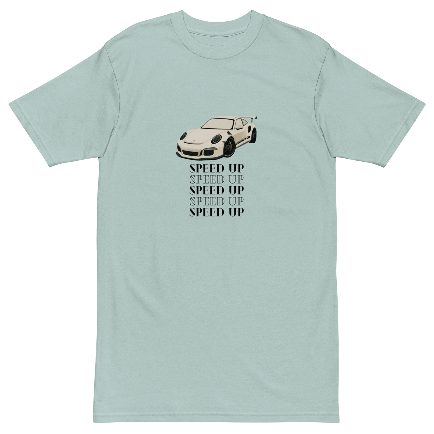 Men’s premium Cotton heavyweight tee: Porsche