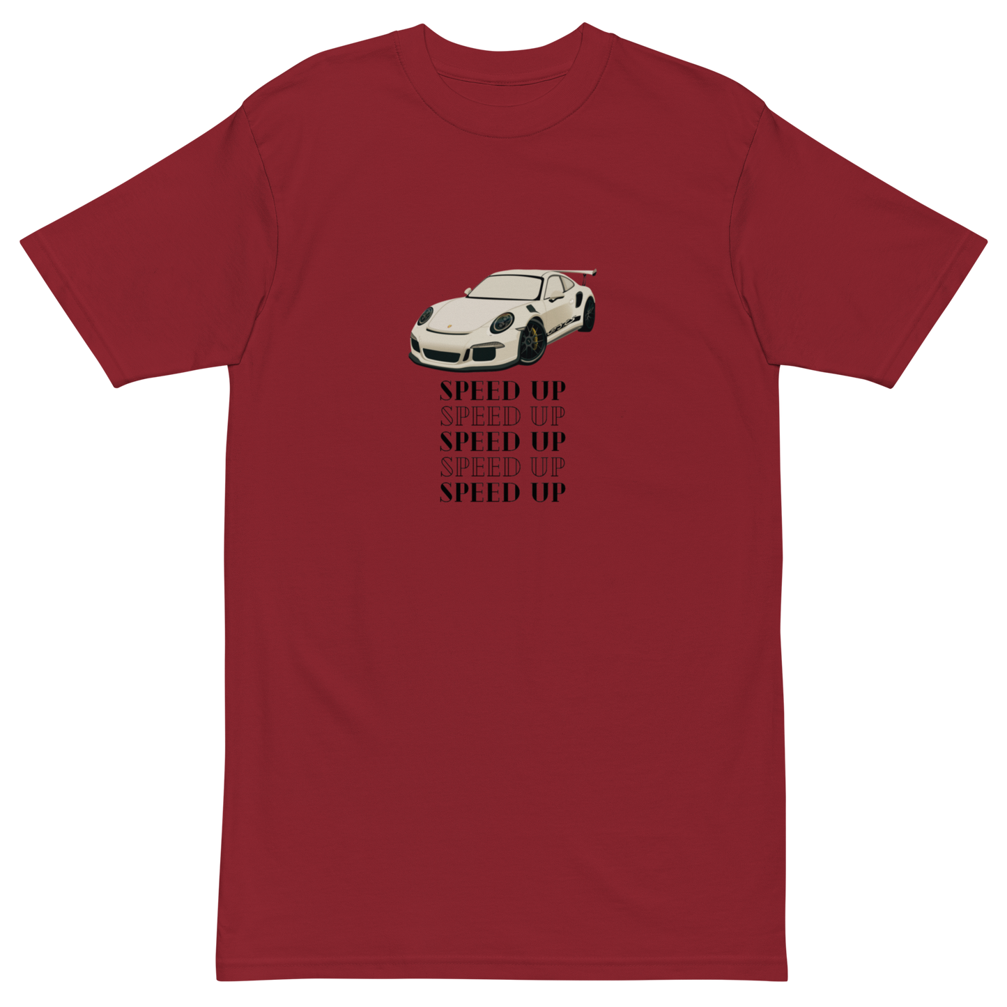 Men’s premium Cotton heavyweight tee: Porsche