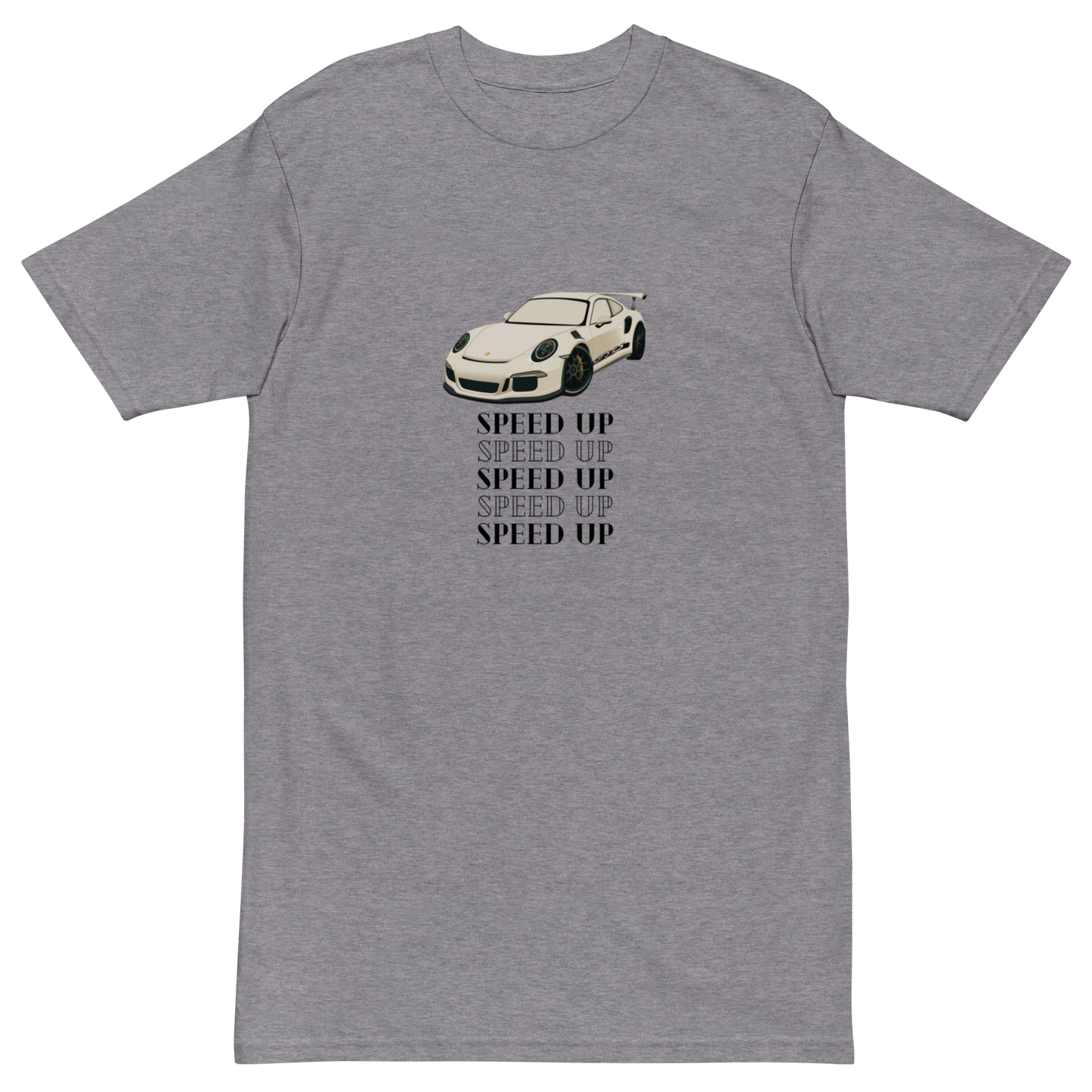 Men’s premium Cotton heavyweight tee: Porsche