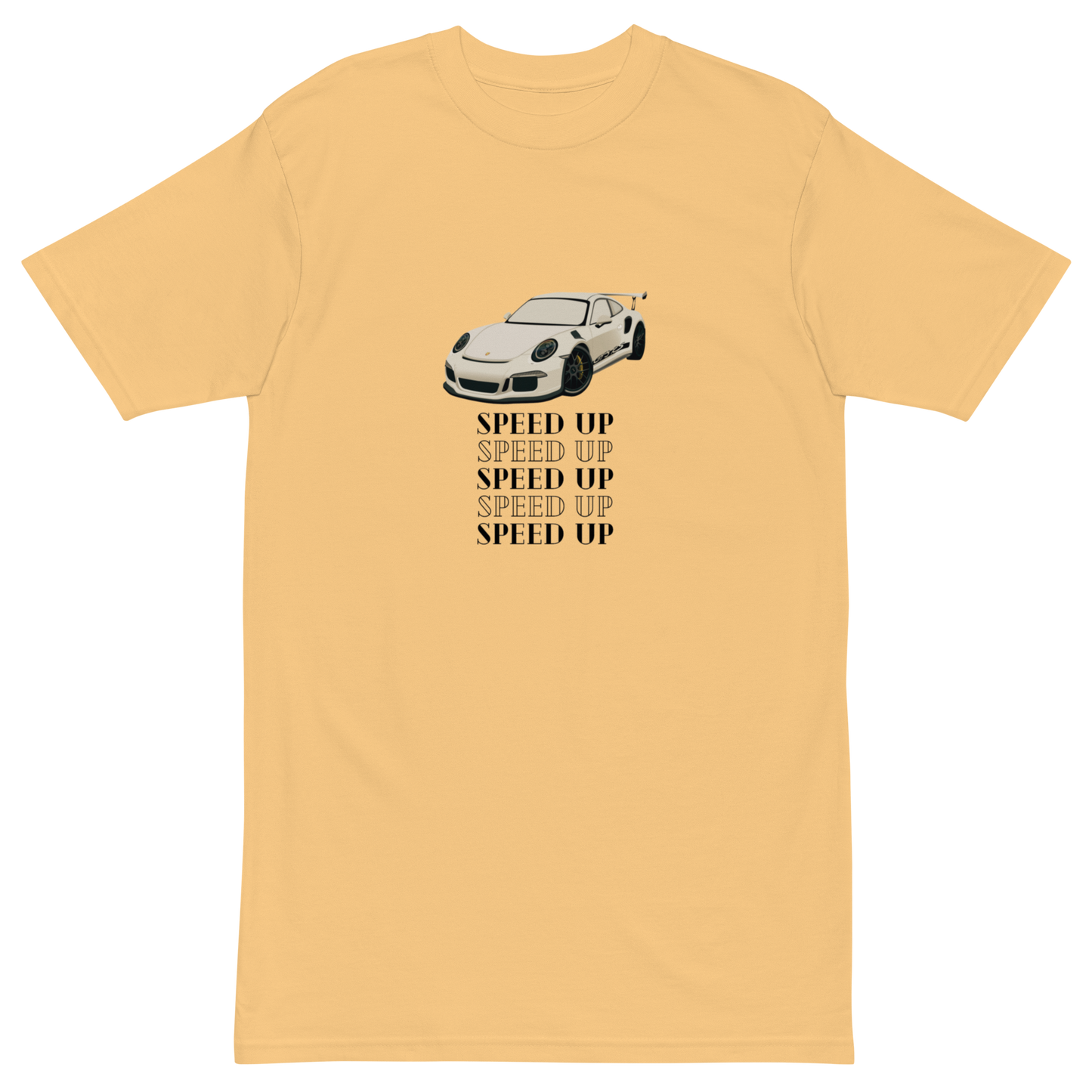 Men’s premium Cotton heavyweight tee: Porsche