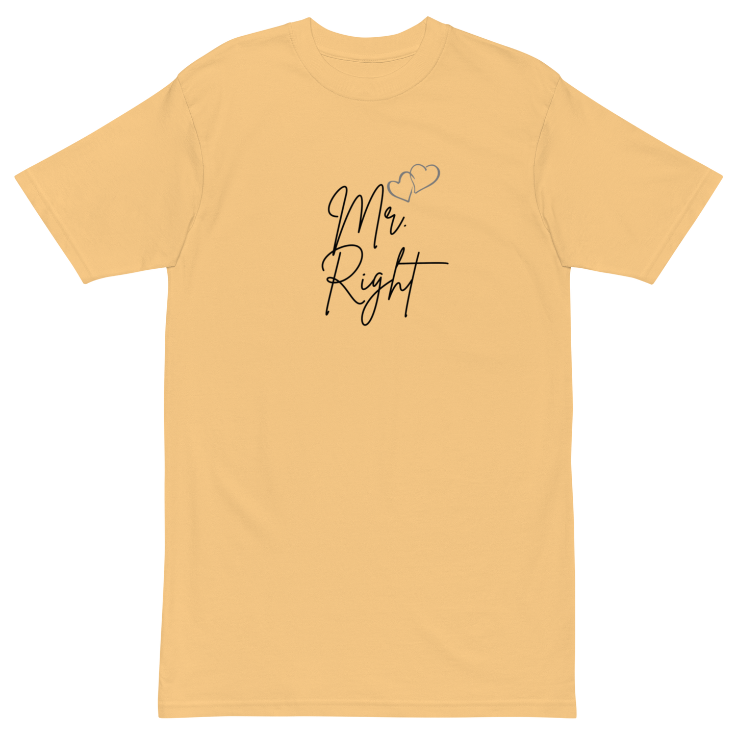 Men’s premium heavyweight tee: Mr. Right