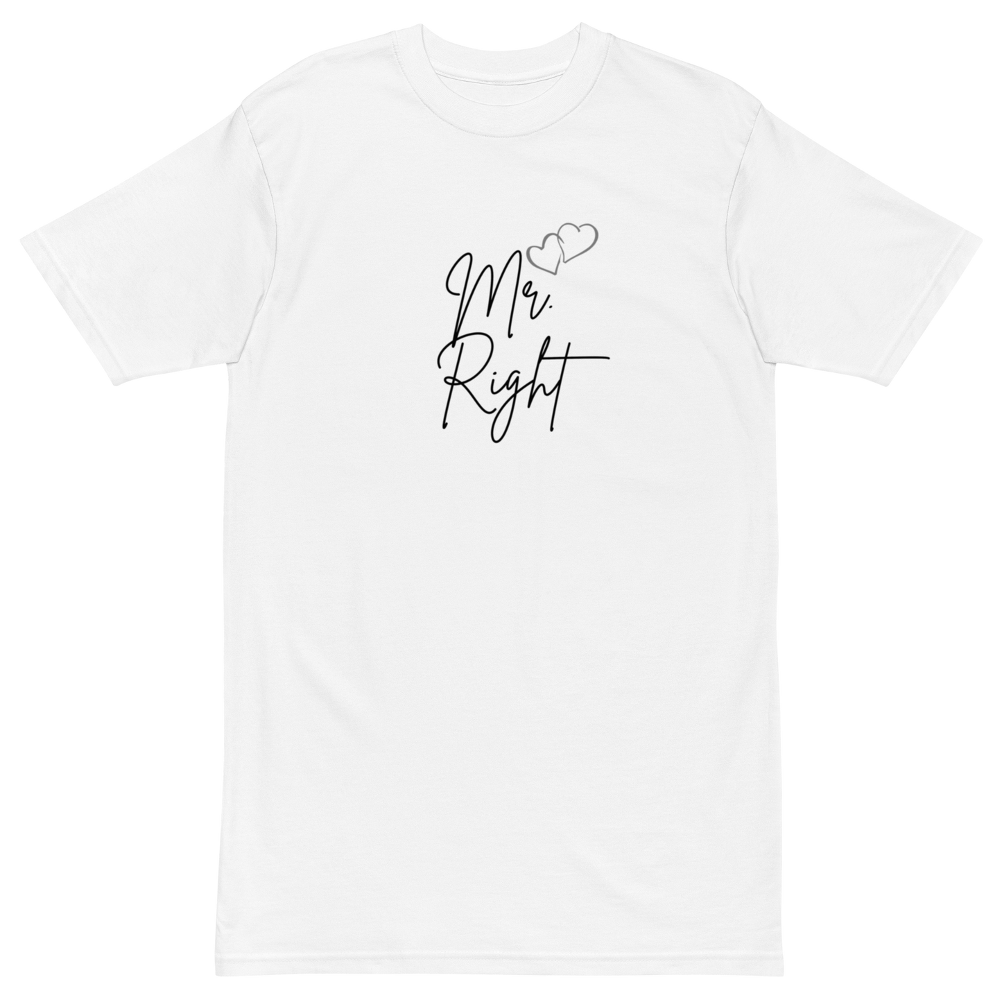 Men’s premium heavyweight tee: Mr. Right