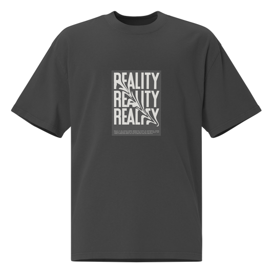 Oversized faded Cotton t-shirt: Reality