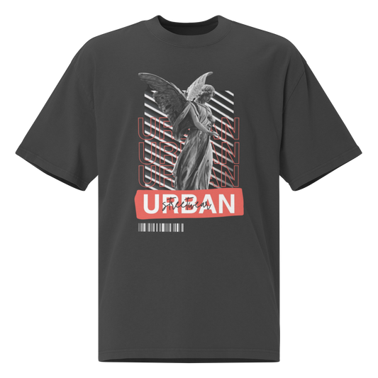 Oversized faded Cotton t-shirt: Urban streetwear