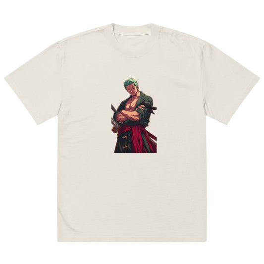 Oversized faded Cotton t-shirt: Zoro