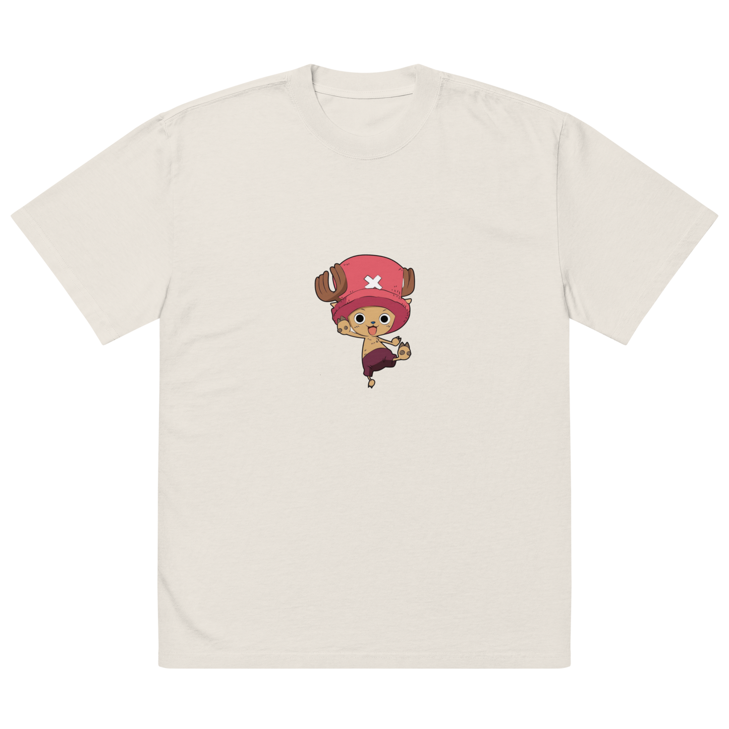 Oversized faded Cotton t-shirt: Chopper from One Piece