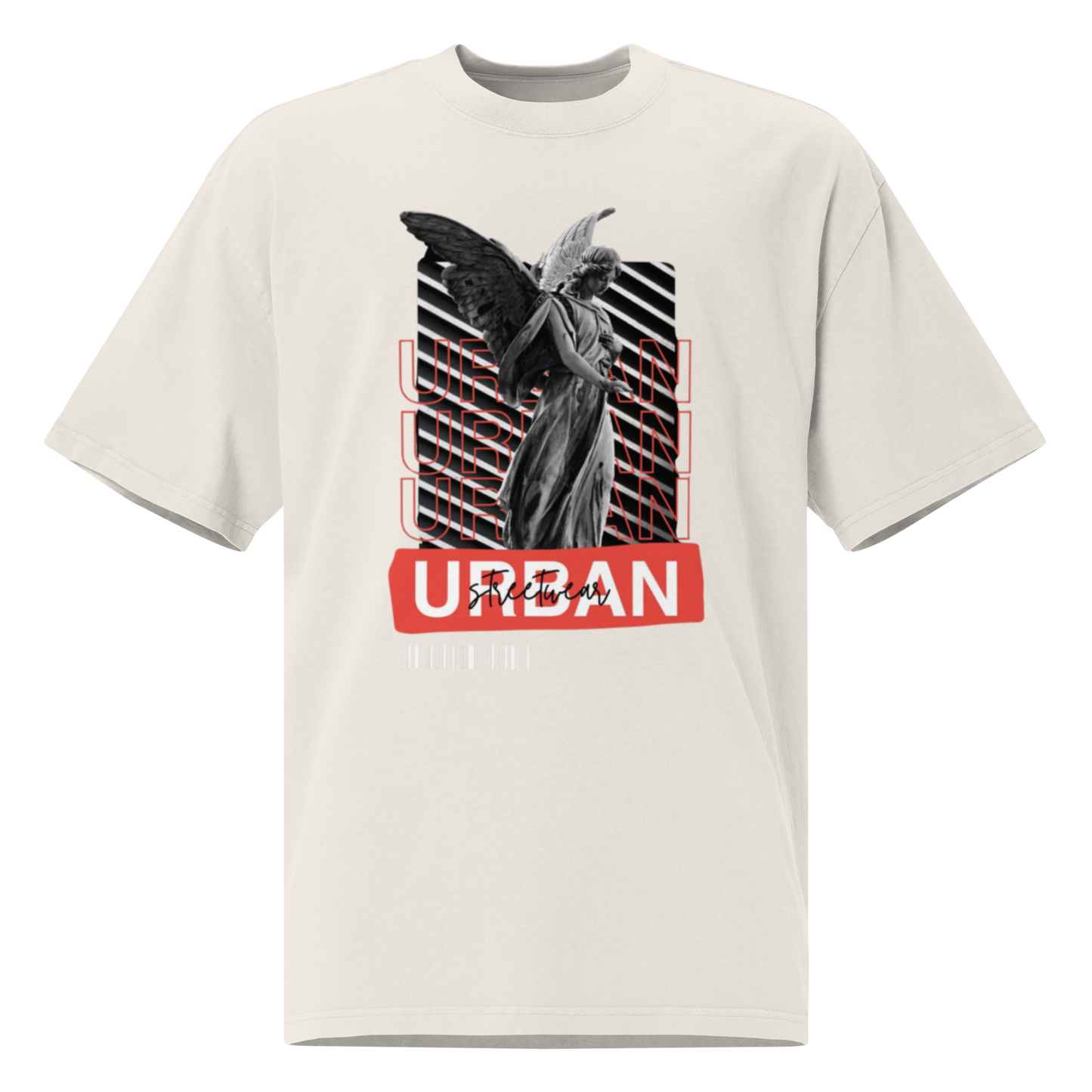 Oversized faded Cotton t-shirt: Urban streetwear