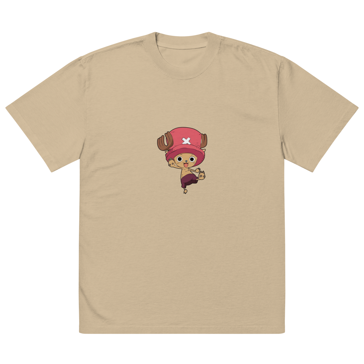 Oversized faded Cotton t-shirt: Chopper from One Piece