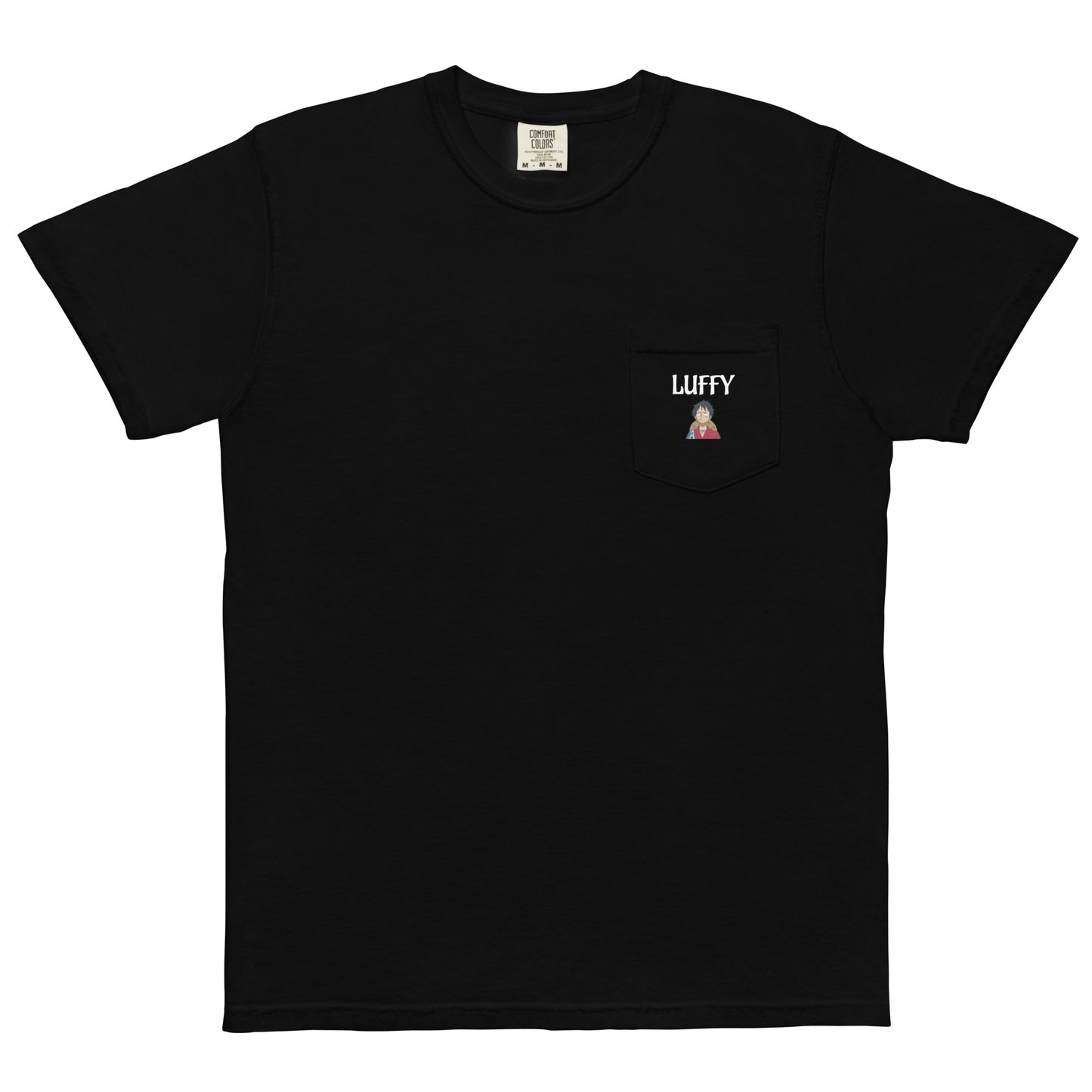 Unisex Cotton garment-dyed pocket t-shirt: LUFFY