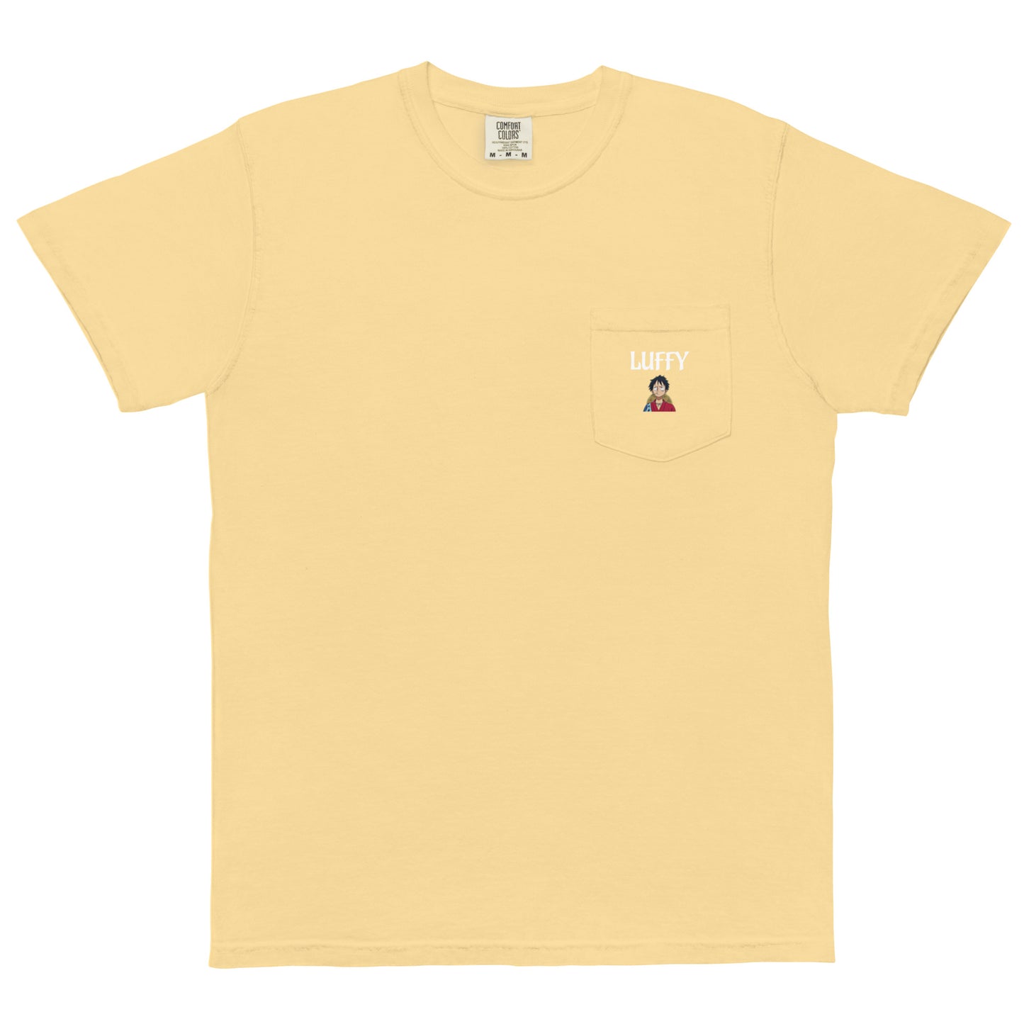 Unisex Cotton garment-dyed pocket t-shirt: LUFFY