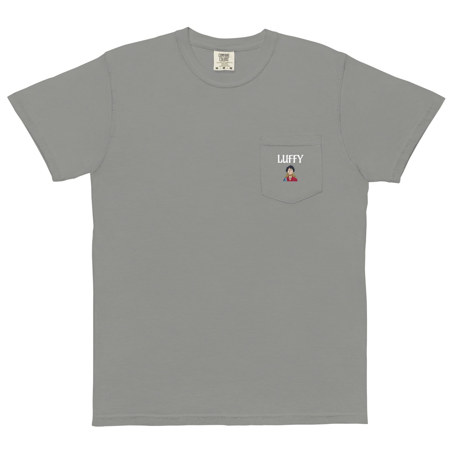 Unisex Cotton garment-dyed pocket t-shirt: LUFFY