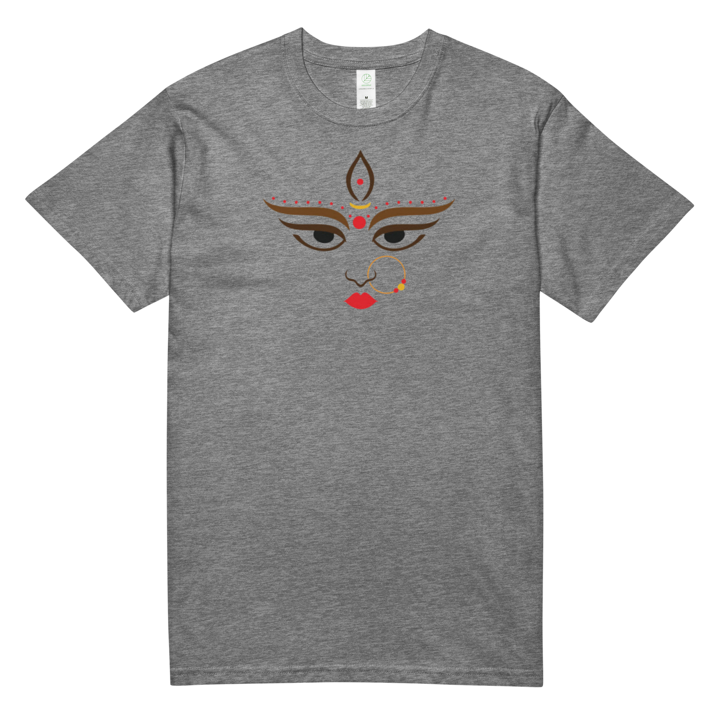 Unisex organic cotton tee: Durga Goddess