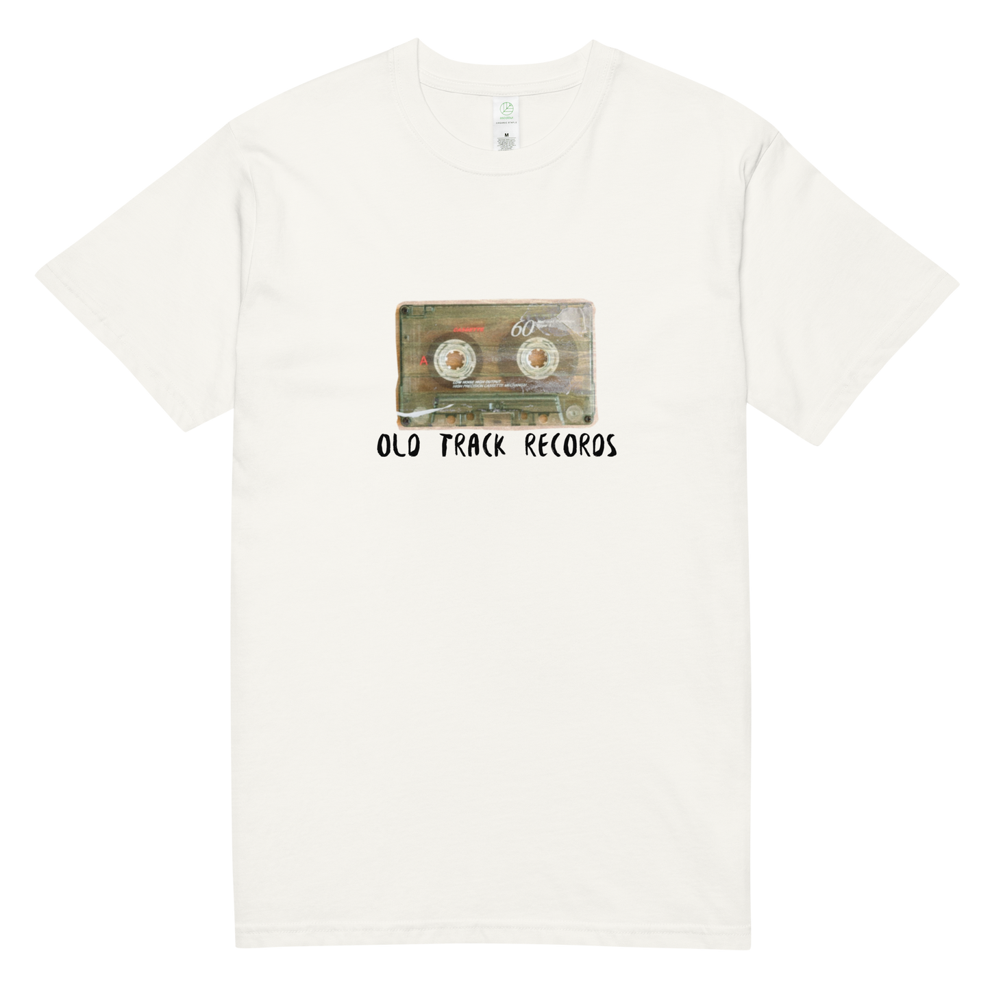 Unisex organic cotton tee: A Cassette