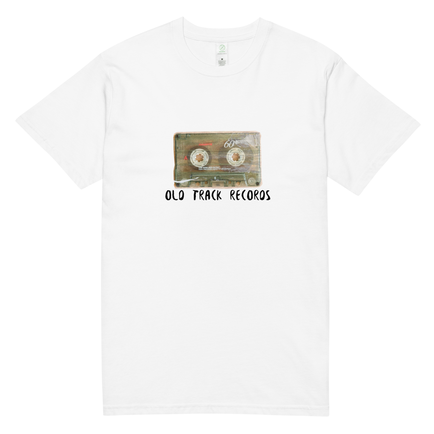 Unisex organic cotton tee: A Cassette