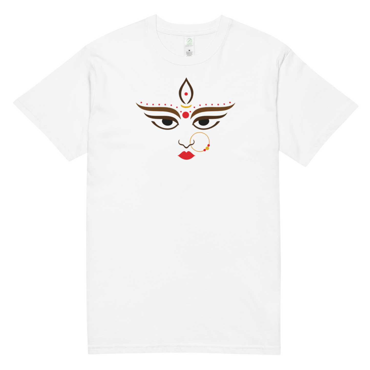 Unisex organic cotton tee: Durga Goddess