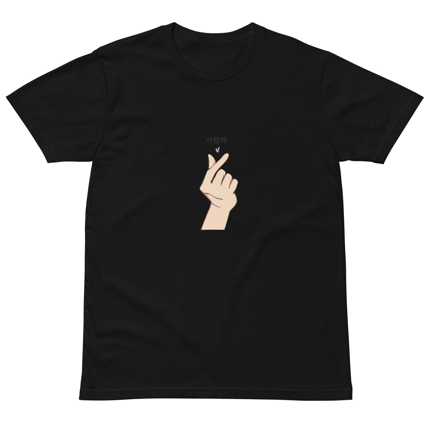 Unisex premium t-shirt: Love sign