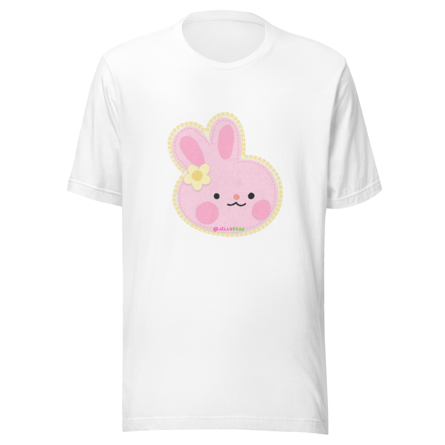 Unisex staple eco t-shirt: Pink bunny