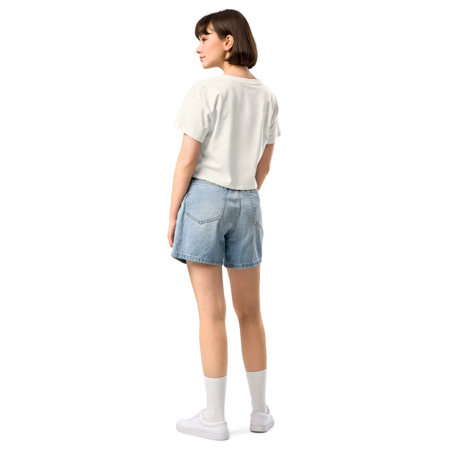 Women’s crop top: Brand Logo