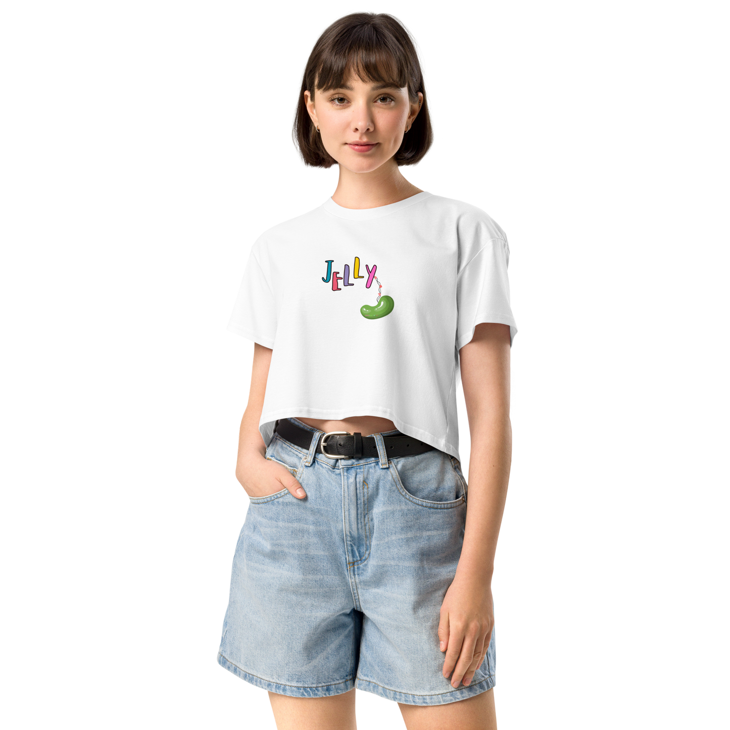 Women’s crop top: Brand Logo
