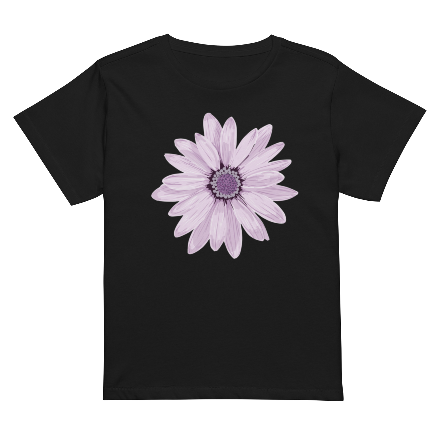 Floral | Women’s high-waisted Cotton t-shirt